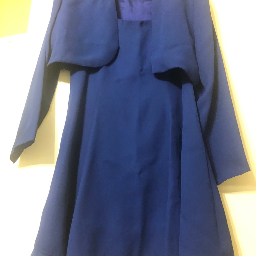 2 PIECE BLUE DRESS - Picture 2 of 2